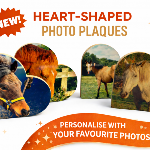 Personalised Photo Plaque – Heart, Bone, Puzzle & Square Shapes