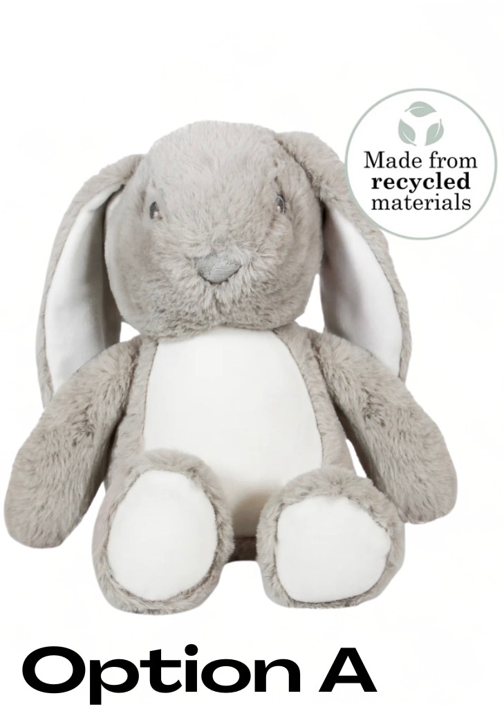 Personalised Flower Girl Bunny Teddy – Custom Wedding Keepsake Gift - Image 2