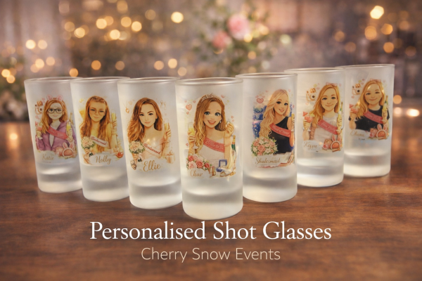Custom Personalised Shot Glasses UK | Frosted Glass Party Favours & Gifts