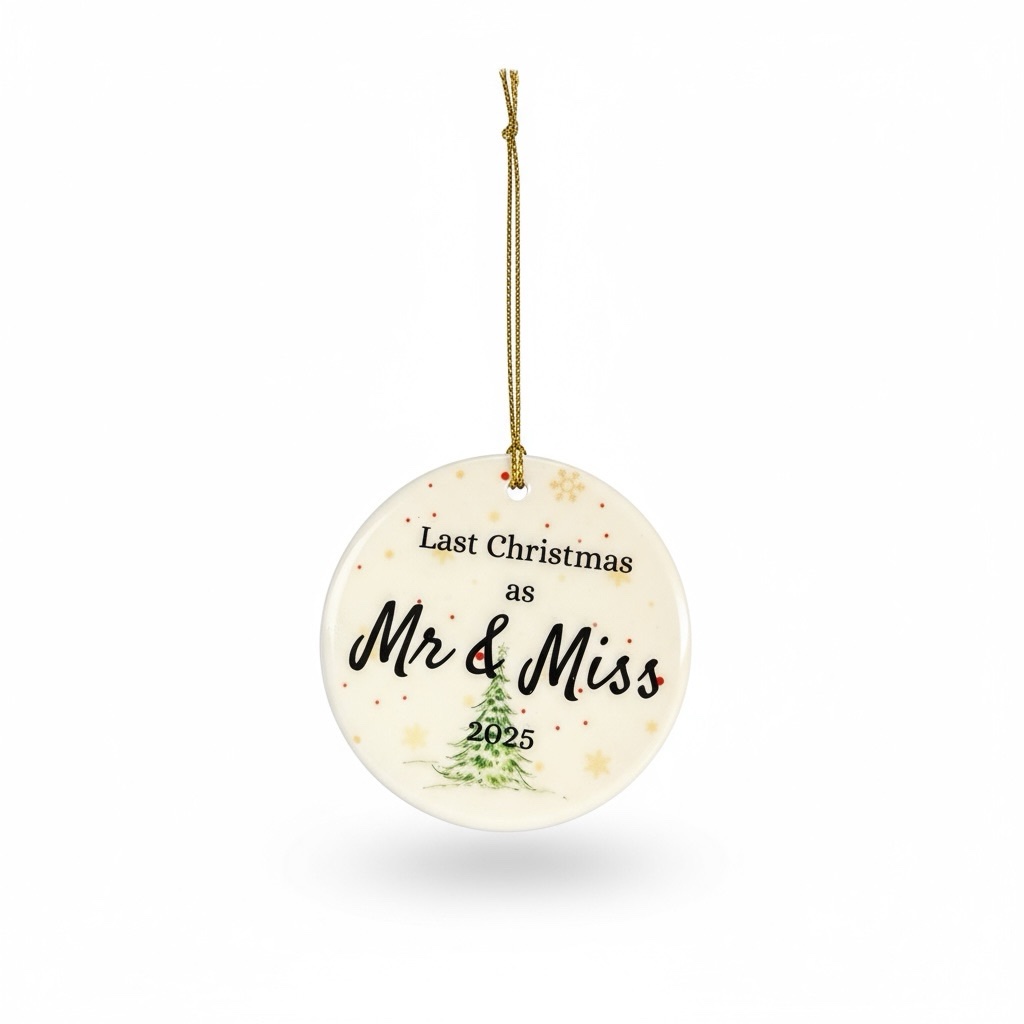 Personalised Ceramic Hanging Decorations – Custom Name, Photo & Design Keepsakes - Image 5